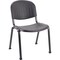 Lorell Low-Back Stacking Chairs, Black, 4 ct LLR62125 - alternate 1